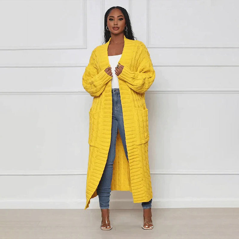 Elegante und warme Strickjacke