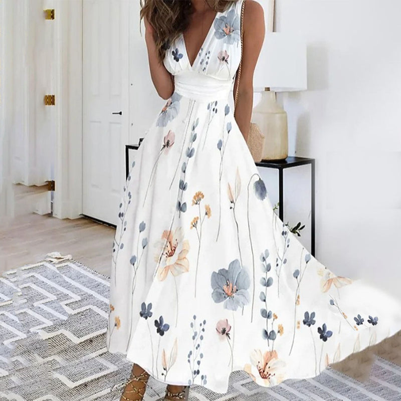 Elegantes Blumenkleid für stilvolle Sommerveranstaltungen