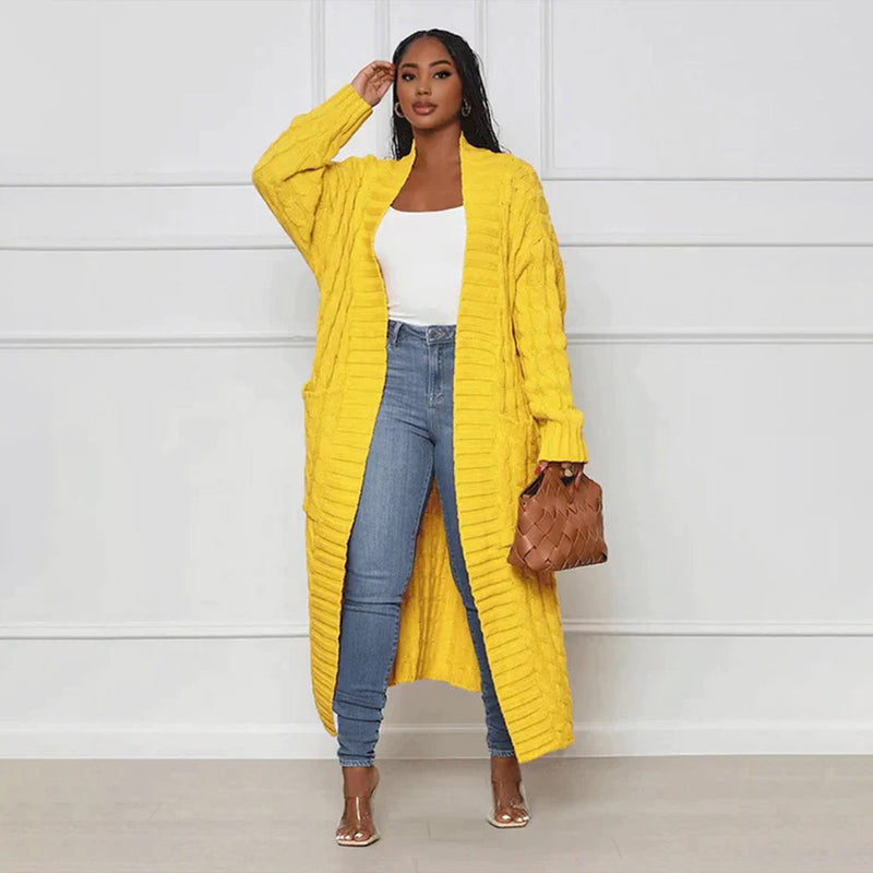 Elegante und warme Strickjacke