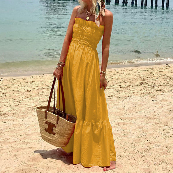Elegantes Off-the-Shoulder Maxi Kleid für jeden Anlass