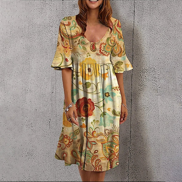 Elegante Blümchen Kleid für stilvolle Anlässe
