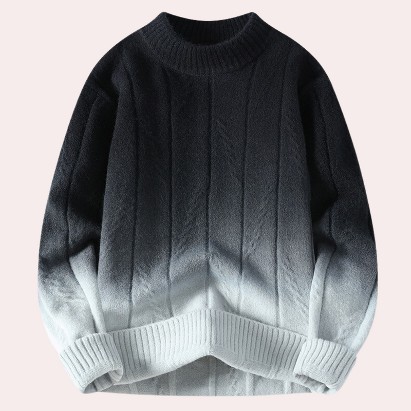 Bequemer Gradient Pullover für Herren