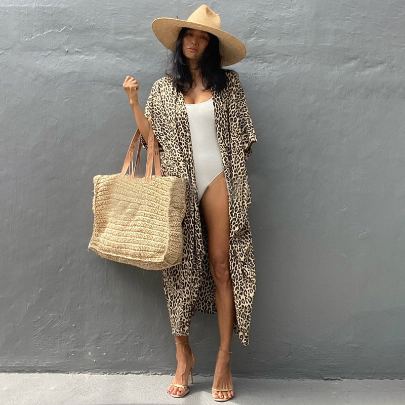 Elegantes | Glamouröse Sonnenschutz Resort Strandkleid Cover Up für dich