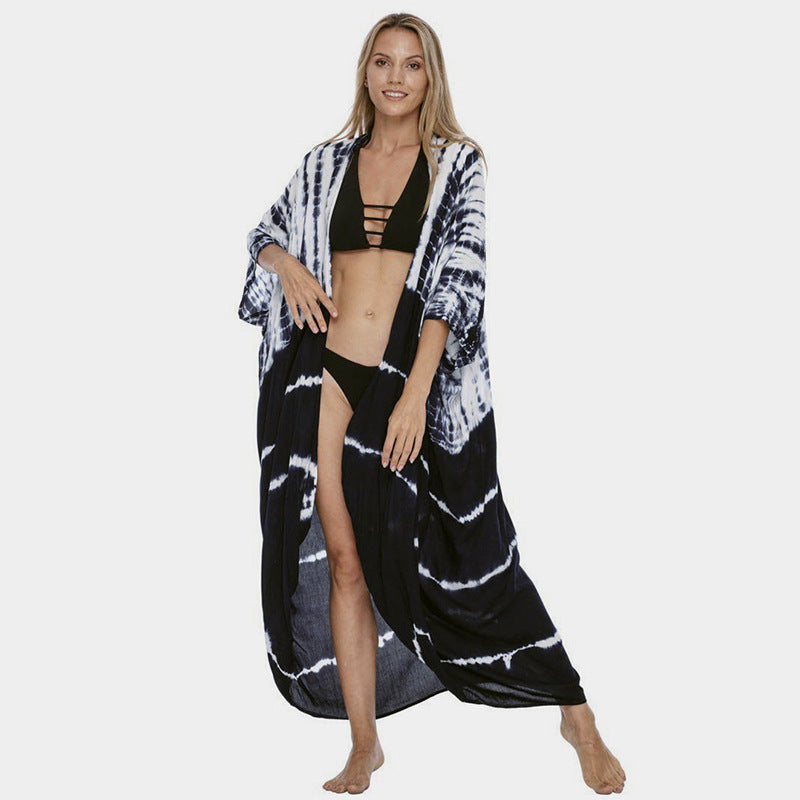 Elegantes | Glamouröse Sonnenschutz Resort Strandkleid Cover Up für dich