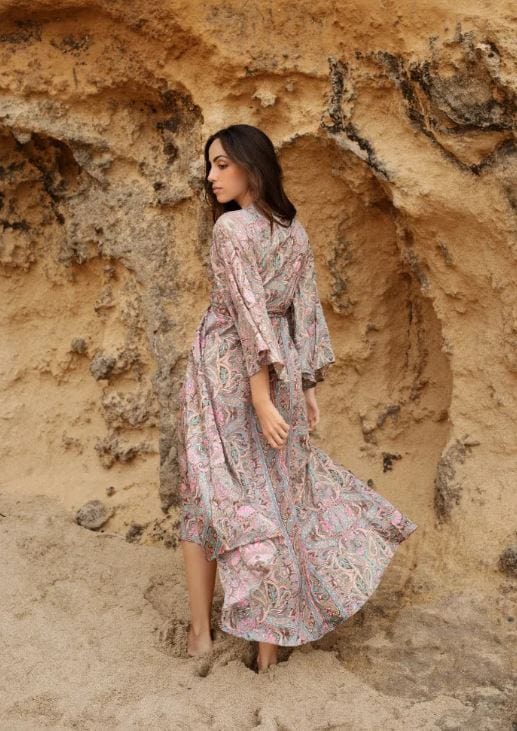 Heidi - Boho Kleid mit Luftigen Ärmeln für Sommer