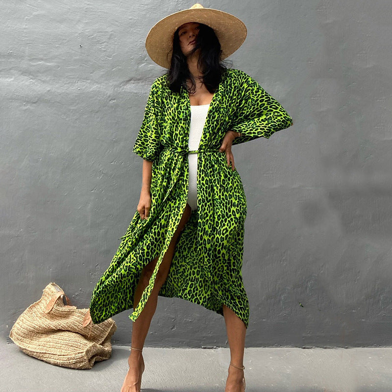 Elegantes | Glamouröse Sonnenschutz Resort Strandkleid Cover Up für dich