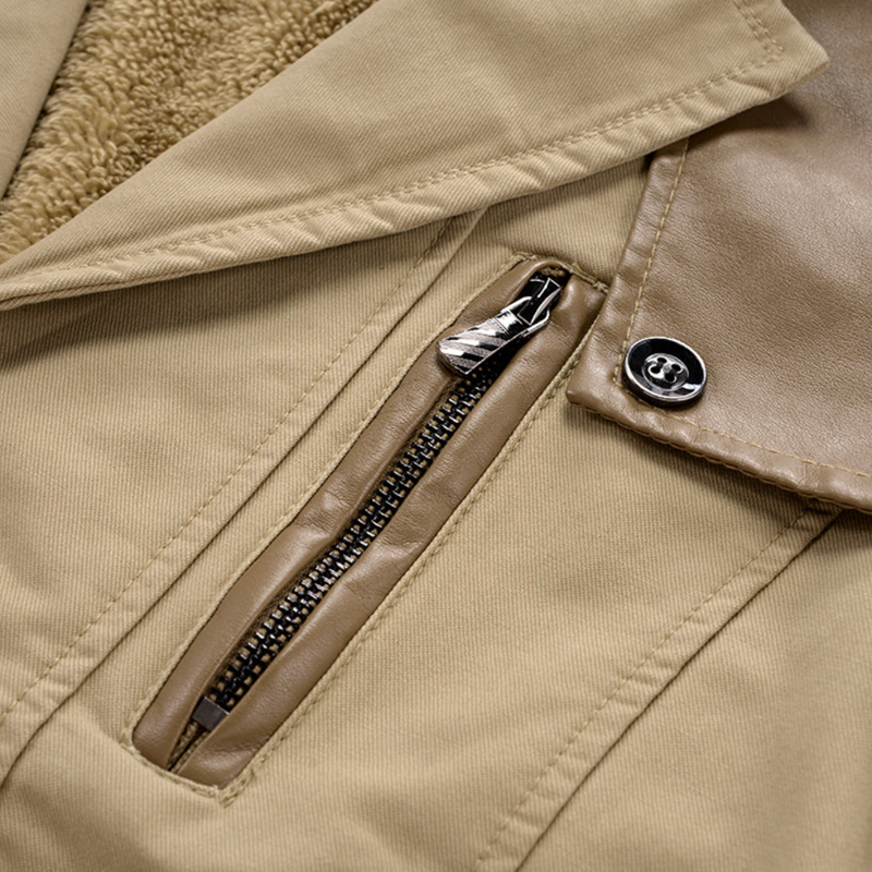Eleganter, warmer Trenchcoat für Männer