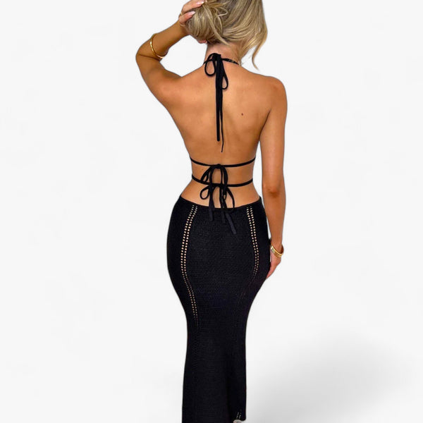 Elegantes Lange Häkeldress für Sommerfreuden