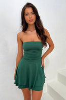 Elegantes Heidi -Strapless Miniröhrenkleid für Frauen