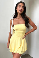 Elegantes Heidi -Strapless Miniröhrenkleid für Frauen