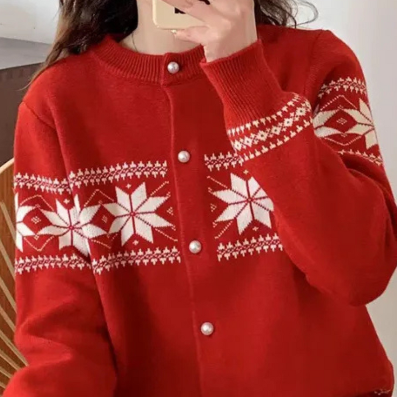 Warmer festlicher Pullover für Damen