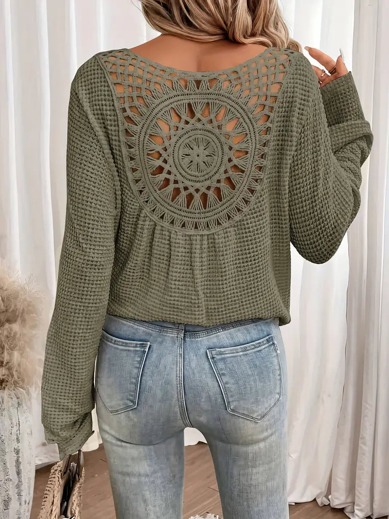 Becky – Eleganter V-Ausschnitt-Pullover mit zeitlosem Design