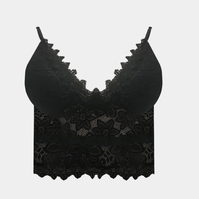 Modisches Damen-Top aus floraler Spitze