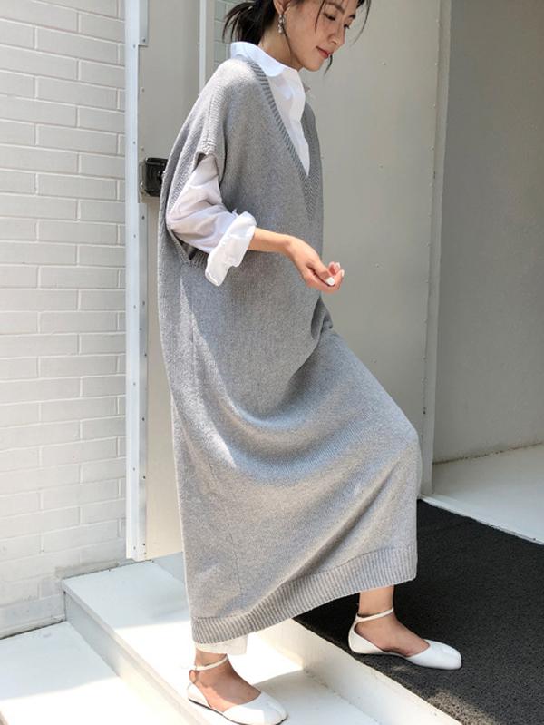 Bequemes GESTRICKTES KLEID für dich