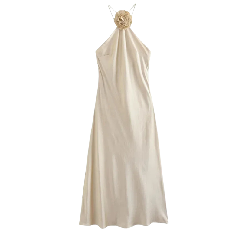 Elegantes Rose Maxikleid für besondere Anlässe