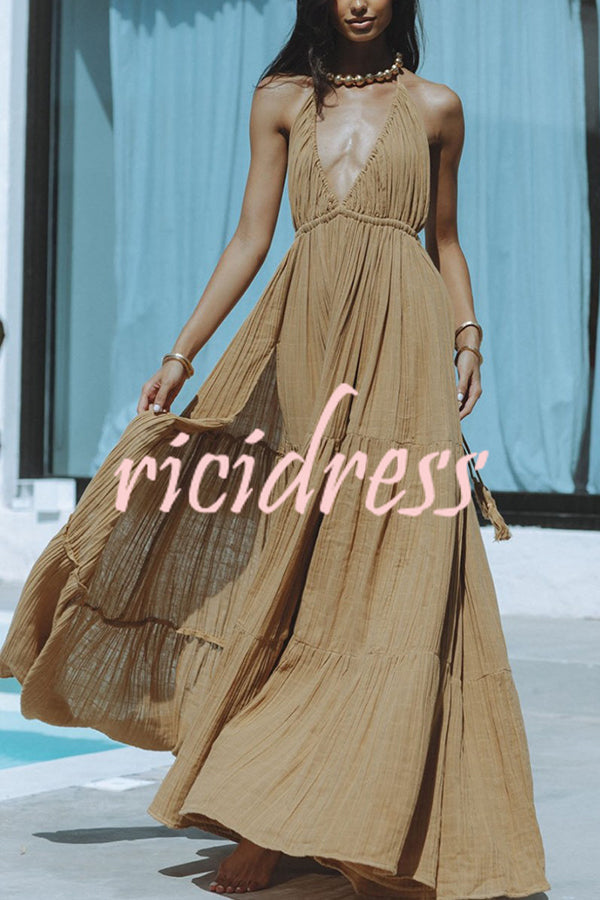 Elegantes Maxikleid mit Weichem Stoff