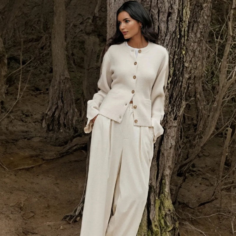 Elegante und weiche Strickjacke