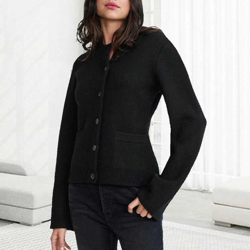 Elegante und weiche Strickjacke