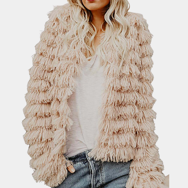 Wärmende elegante Winterjacke für Damen