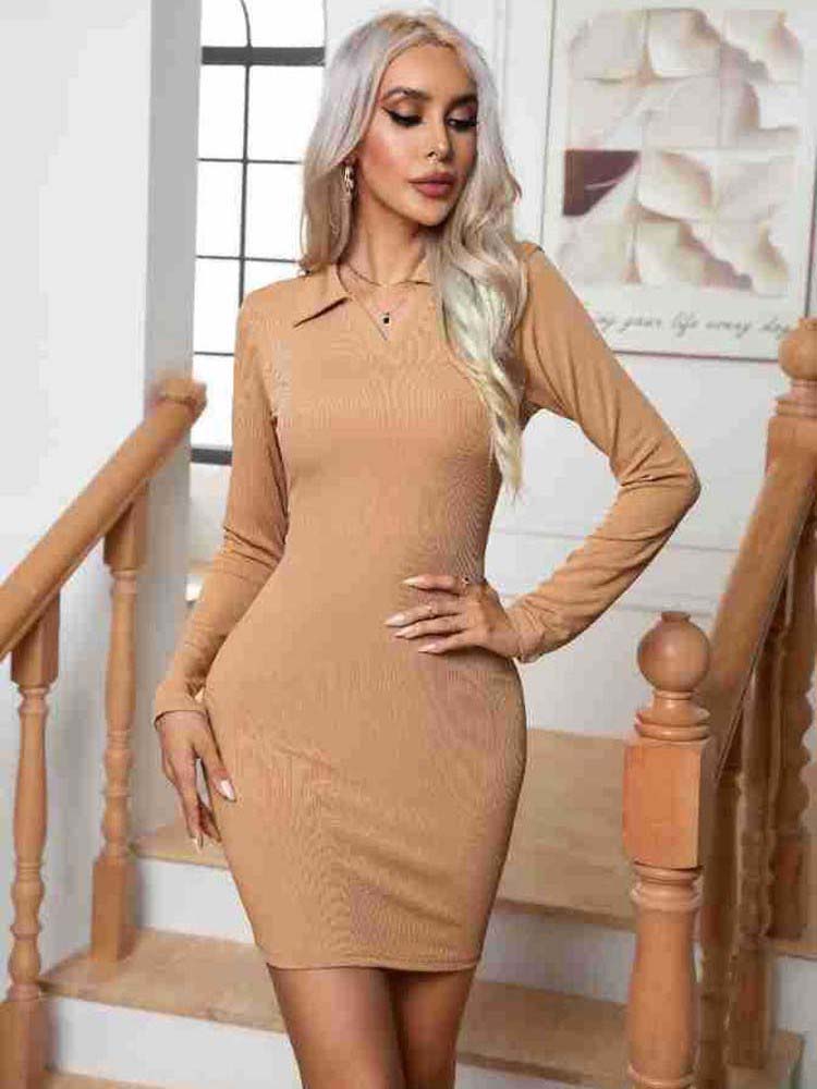 Leichtes - Lässiges Kleid mit Kragen für dich