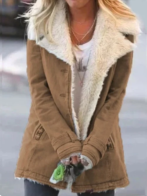 Wärmende und elegante Jacke