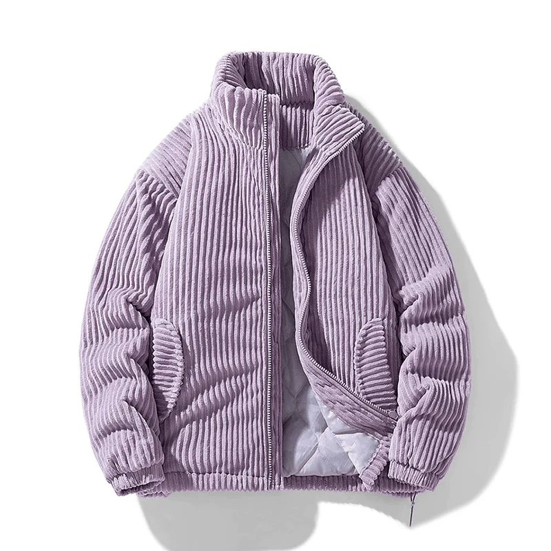 Elegante, warme Baseballjacke aus Cord