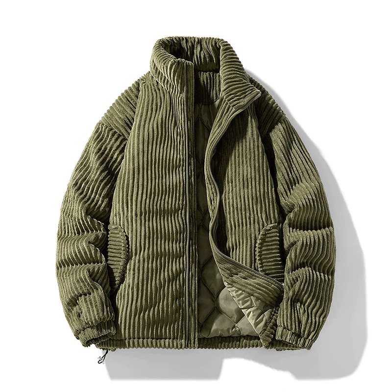 Elegante, warme Baseballjacke aus Cord