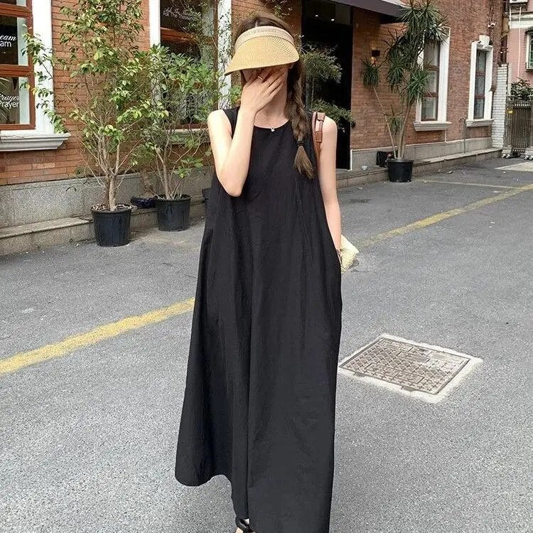 Leichtes - Ärmelloses Camisole Westenkleid für dich