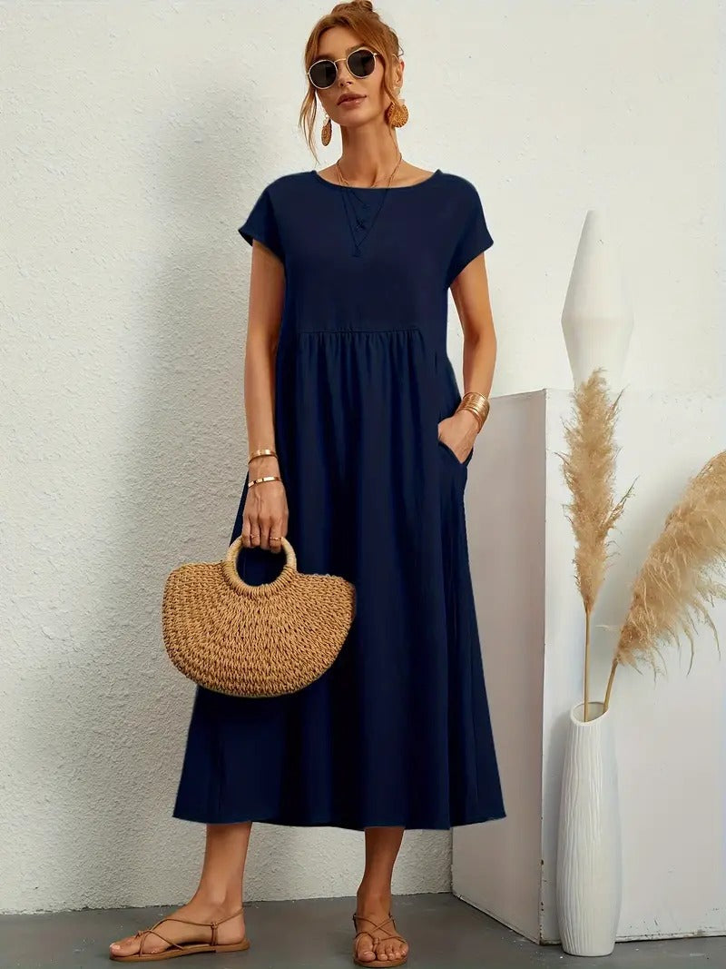Bequemes - Kleid mit Taschen für dich