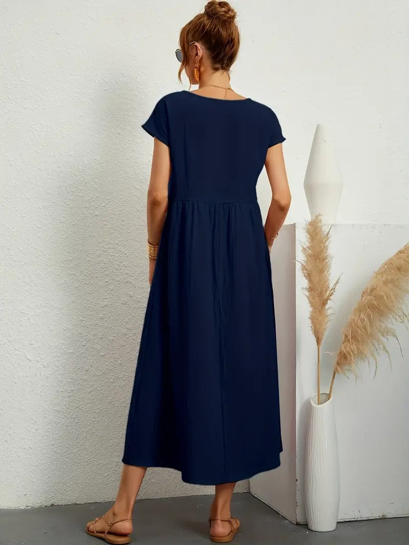 Bequemes - Kleid mit Taschen für dich