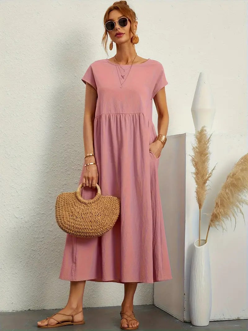 Bequemes - Kleid mit Taschen für dich