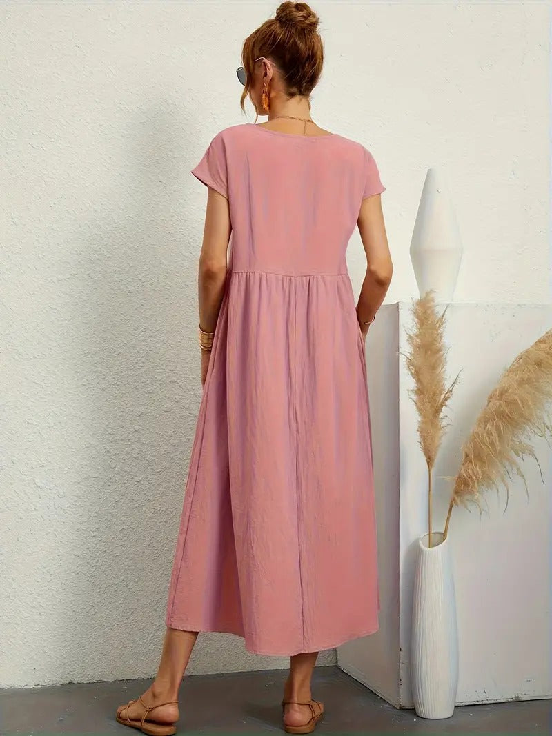 Bequemes - Kleid mit Taschen für dich