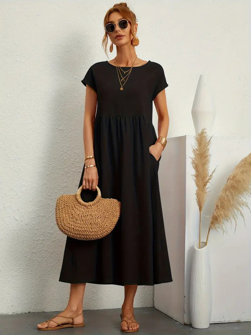 Bequemes - Kleid mit Taschen für dich
