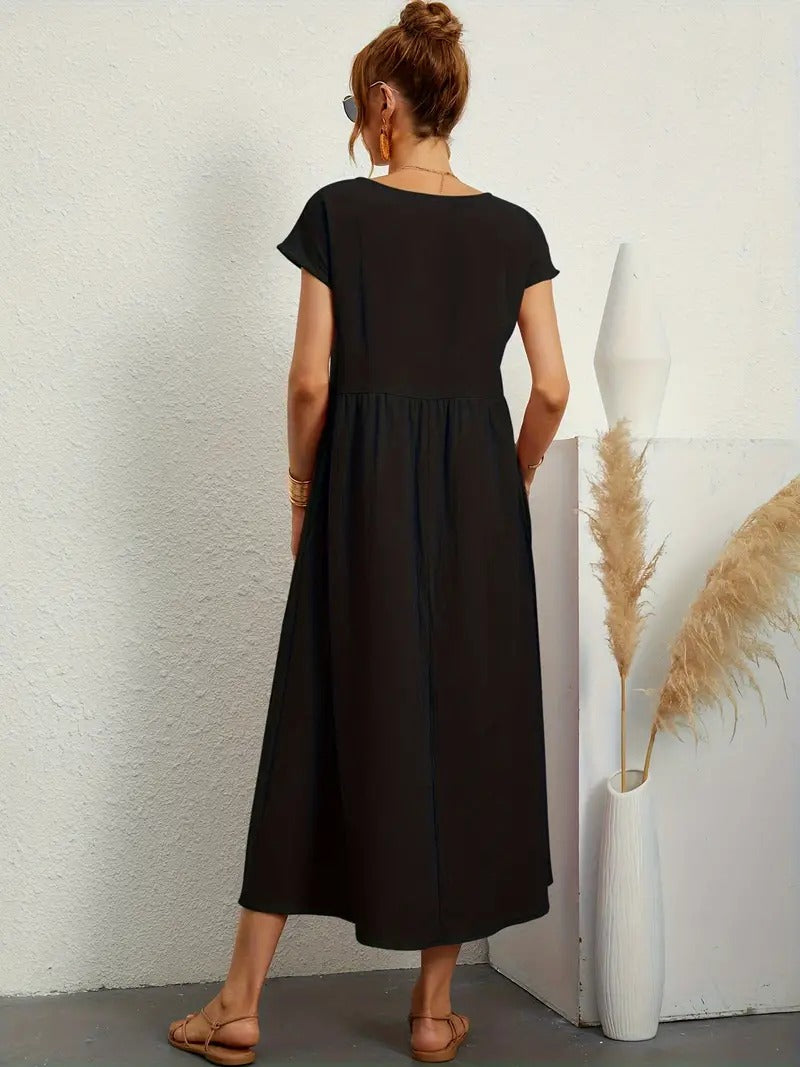 Bequemes - Kleid mit Taschen für dich