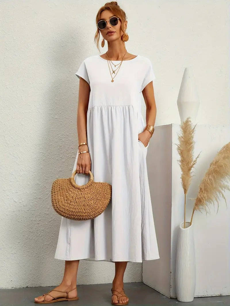 Bequemes - Kleid mit Taschen für dich
