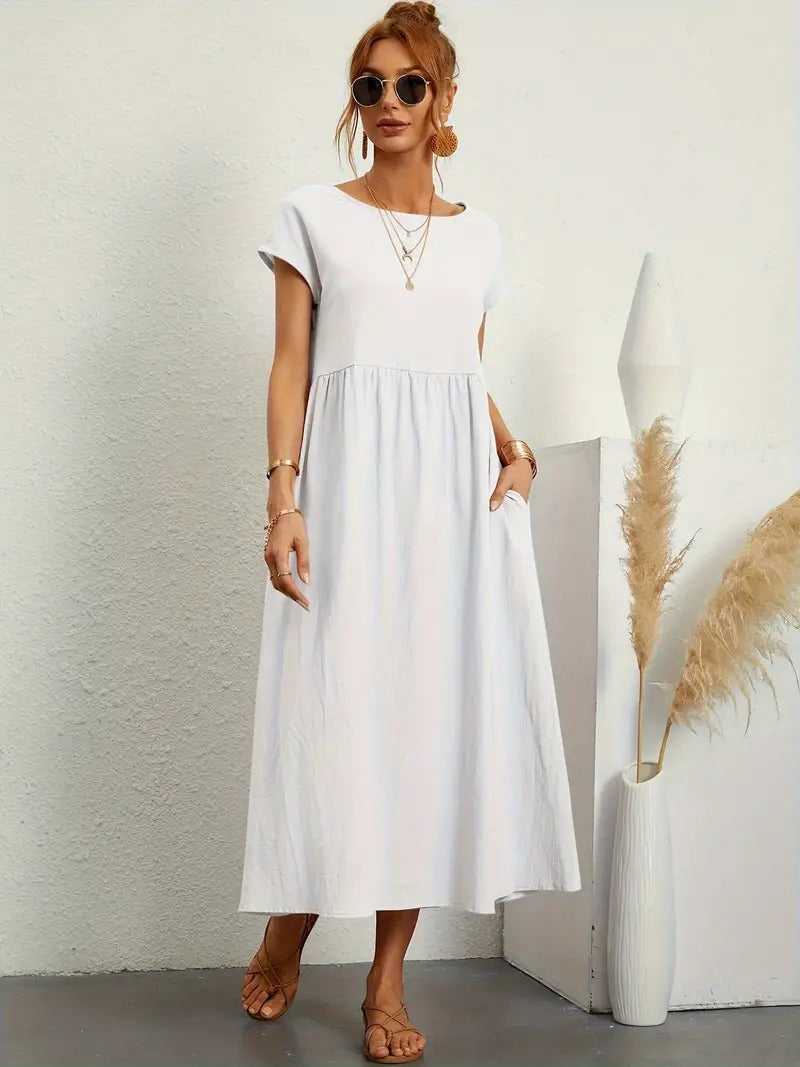 Bequemes - Kleid mit Taschen für dich