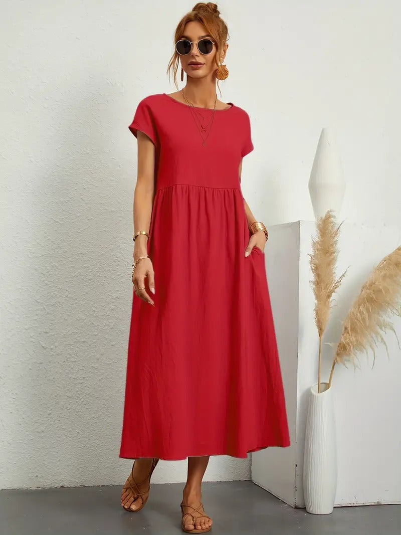 Bequemes - Kleid mit Taschen für dich