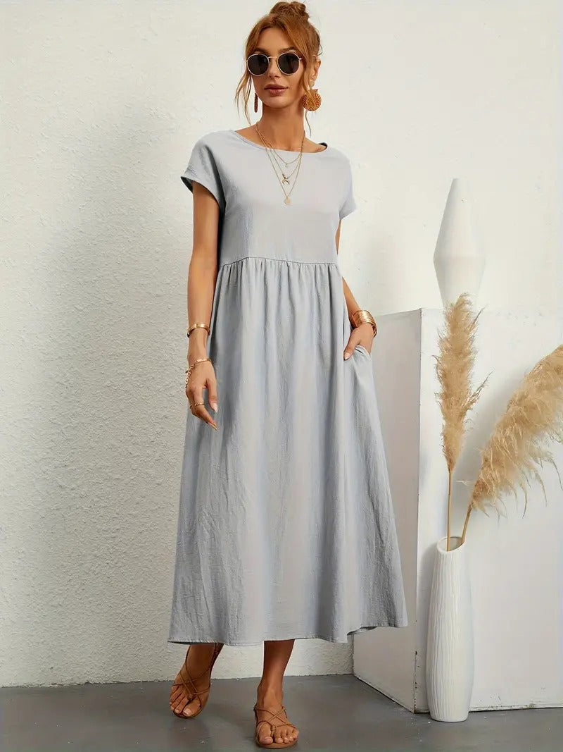 Bequemes - Kleid mit Taschen für dich