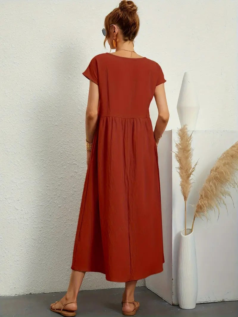 Bequemes - Kleid mit Taschen für dich