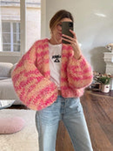 Elegante und warme Strickjacke