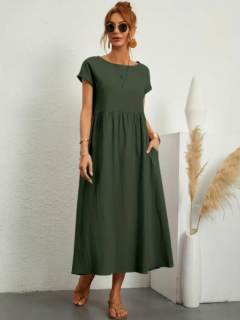 Bequemes - Kleid mit Taschen für dich