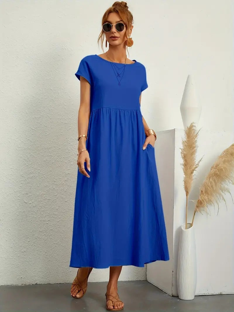 Bequemes - Kleid mit Taschen für dich