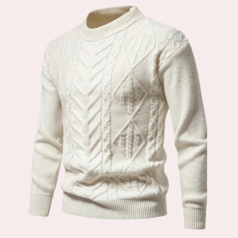 Elegante und Bequeme Herrenstrickjacke