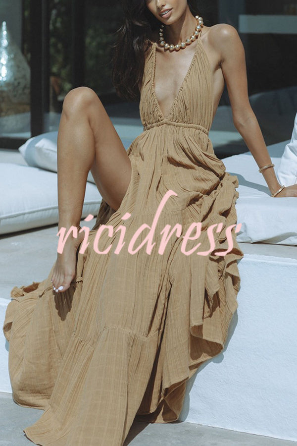 Elegantes Maxikleid mit Weichem Stoff