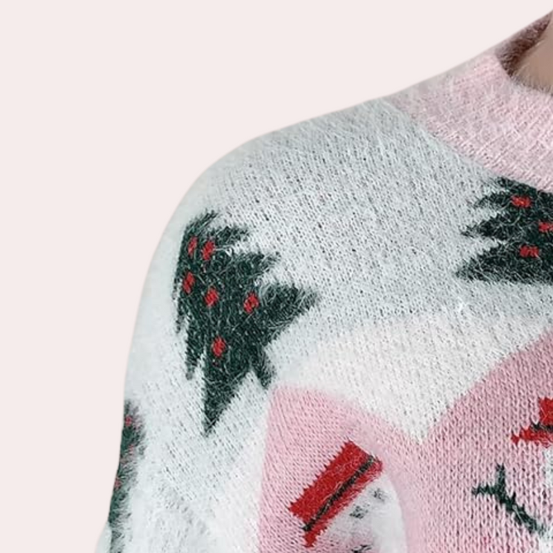 BRIANNA - Modischer Weihnachtspulli für Damen