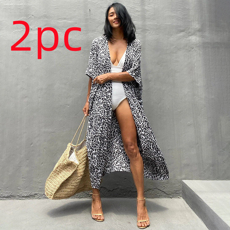 Elegantes | Glamouröse Sonnenschutz Resort Strandkleid Cover Up für dich