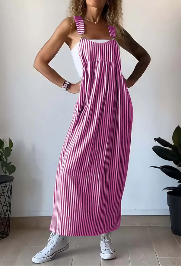 Kuscheliges - Lässiges gestreiftes Kleid für dich