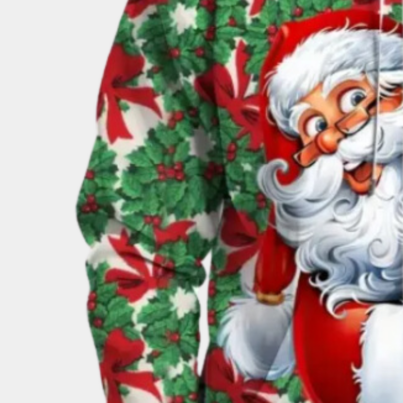 Bequemer und eleganter Weihnachts-Kapuzenpullover
