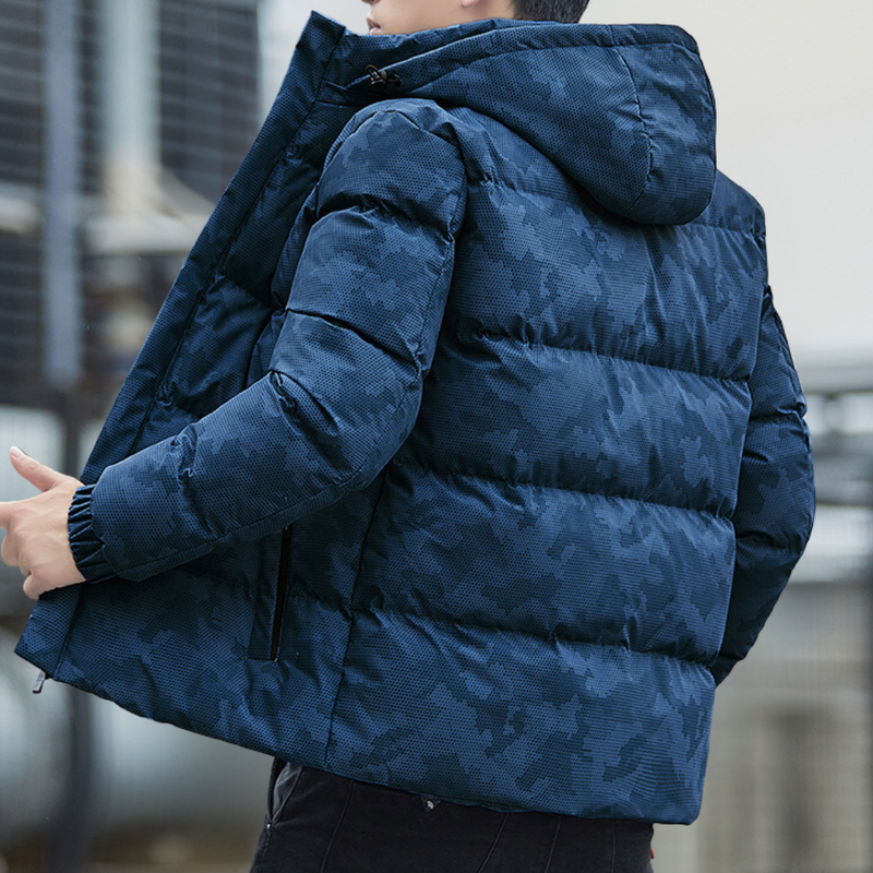 Wärmender eleganter Winterjacke für Herren