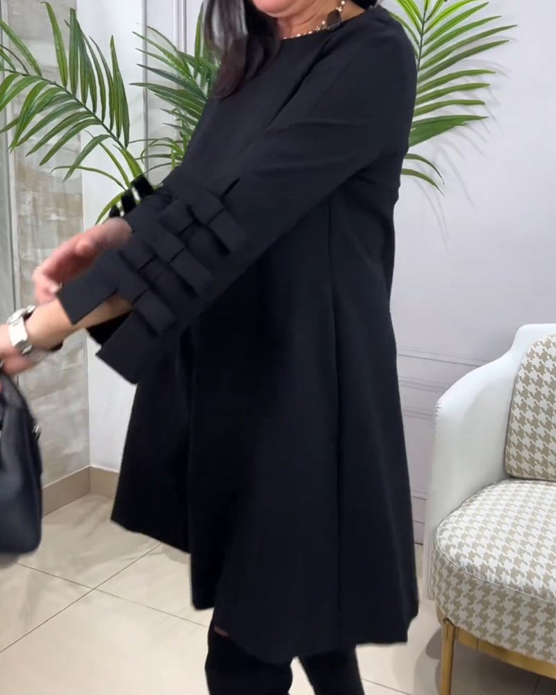 Kuscheliges | Casual Kleid mit langen Ärmeln für dich